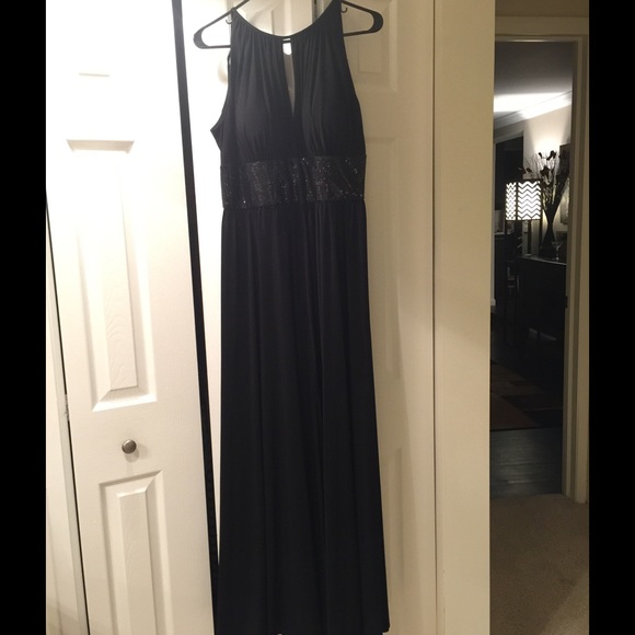 Black evening dress