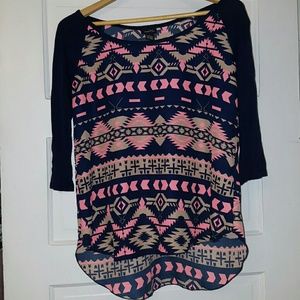 3/4 length sleeves top