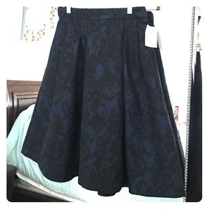 Classy blue and black skirt