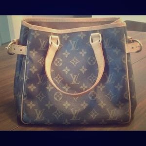 Authentic Louis Vuitton Batignolles Brown Satchel