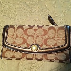Coach wallet and checkbook cover