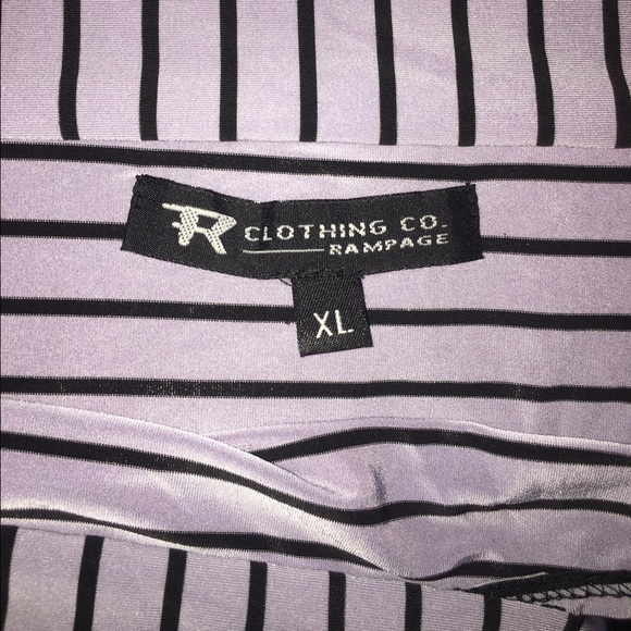 Off shoulder Silver/gray Silky sleeveless blouse - Picture 2 of 3