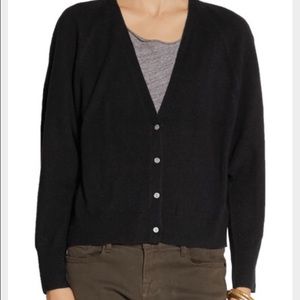 NWT! 100% cashmere cropped cardigan Duffy