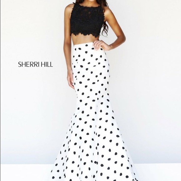 Sherri Hill two piece size 4 prom/pageant gown.