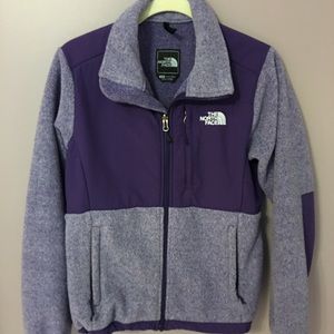 S- Purple North Face Fleece Jacket