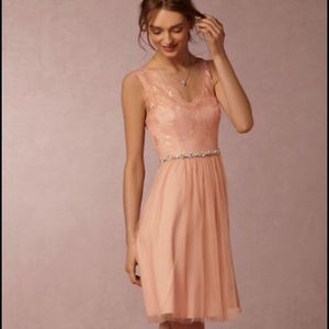 Light pink lace dress