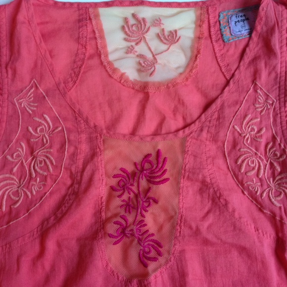 Free People Embroidered Top - Picture 3 of 4