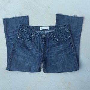 Paper denim & Cloth cut off  capri jeans  Sz 31