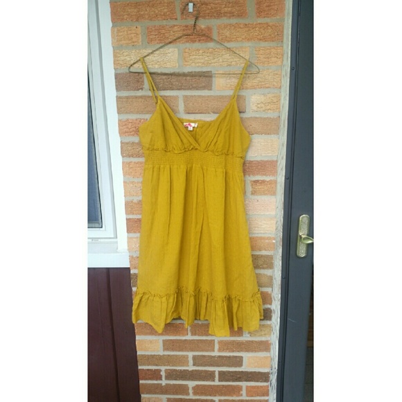 Forever 21 Yellow Sun Dress M