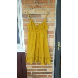 Forever 21 Yellow Sun Dress M