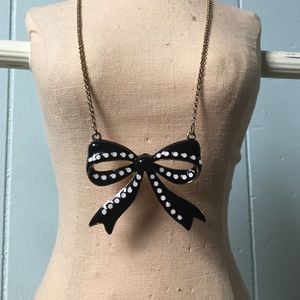 Betsey Johnson Bowtie Necklace