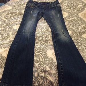 Miss me boot cut jeans size 28