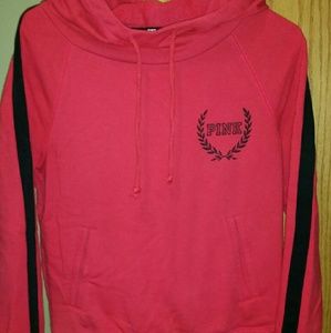 VS PINK cowl neck hoodie