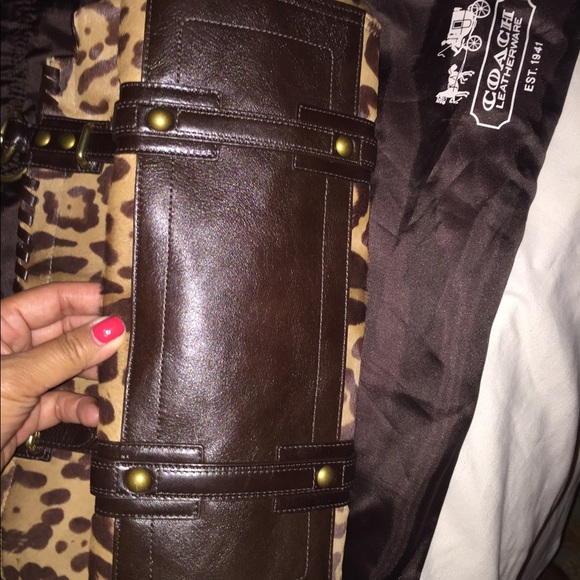 Coach Cheetah Handbag - Picture 3 of 4