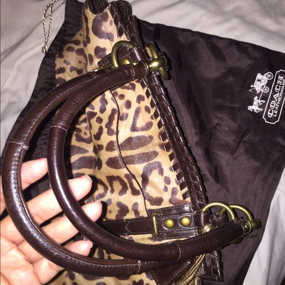 Coach Cheetah Handbag - Picture 4 of 4