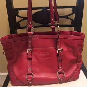Red Coach Purse