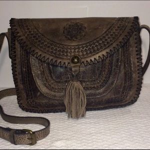 Patricia Nash 'Beaumont' Flap Messenger Bag