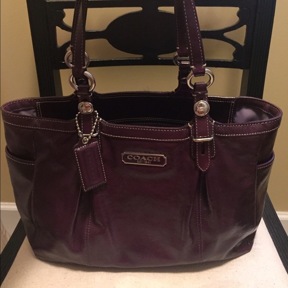 Burgundy Coach Purse