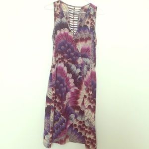 Charlie Jade feather printed dress