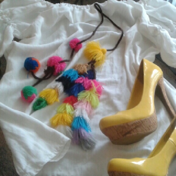 Dresses & Skirts - To.die for GORG white tassel dress