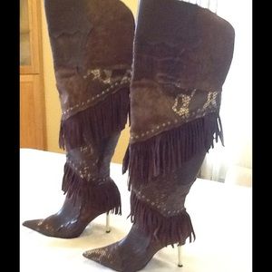 Fashion knee high boots