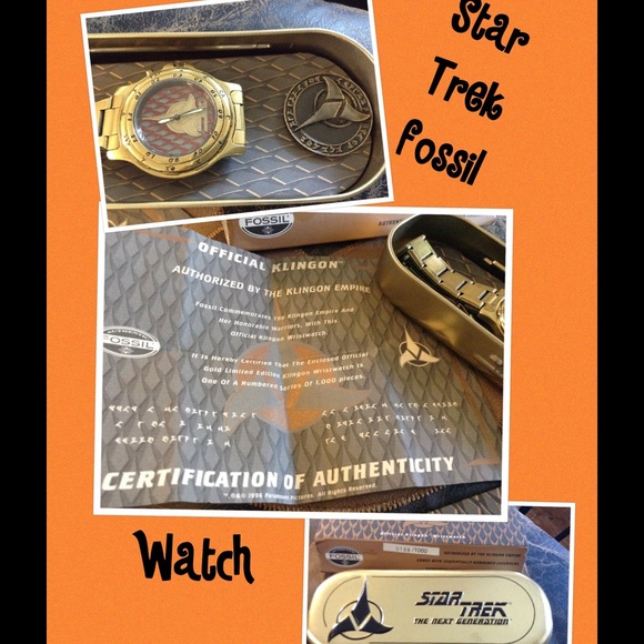 ⭐️✨Authentic nwtStar Trek fossil (188). Vintage