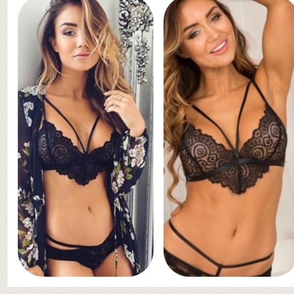 New caged black bralette - Picture 4 of 4