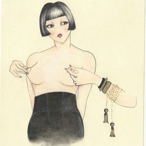 Madame Dabi 🌹 Erotica BDSM 1920s Flapper Art