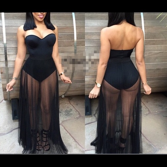 New sheer two piece set