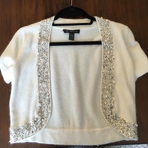 Beaded Bolero Sweater