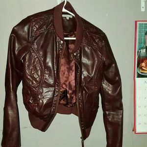Leather jacket