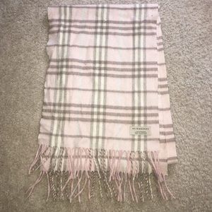 Cashmere Burberry scarf!