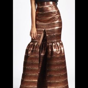 Alice McCall Ur Soul Skirt in stripe copper
