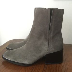 Sam Edelman Circus grey suede boots size 7.5