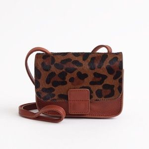 Fall Mini Calf Hair Leopard Crossbody