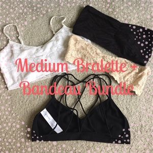 Medium Bralette/Bandeau Bundle