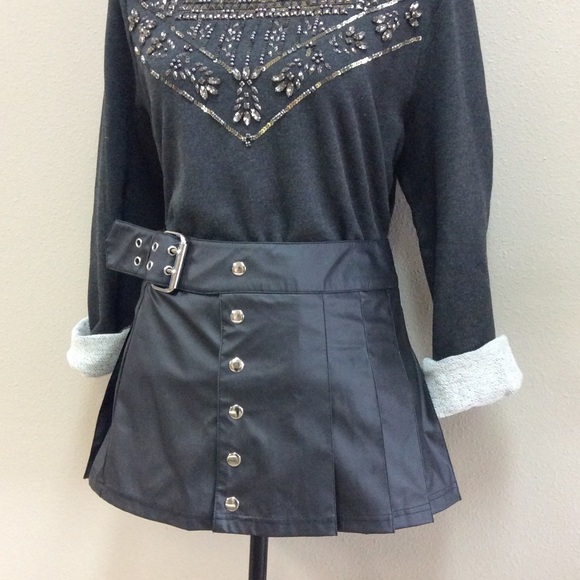 Dresses & Skirts - Punk Rocker Style Mini Skirt