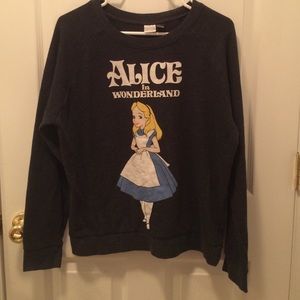 Alice in Wonderland Crew Neck Sweatshirt