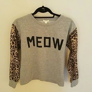 DONATING TOMORROW MEOW Sweatshirt