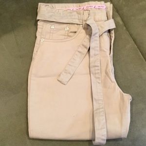 Girls khaki capris
