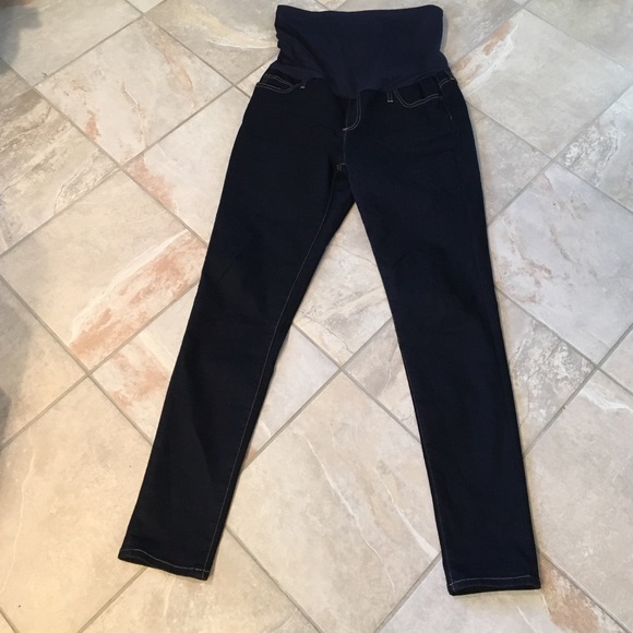 GAP 1969 Dark Denim Skinny Maternity Jean 10 Long