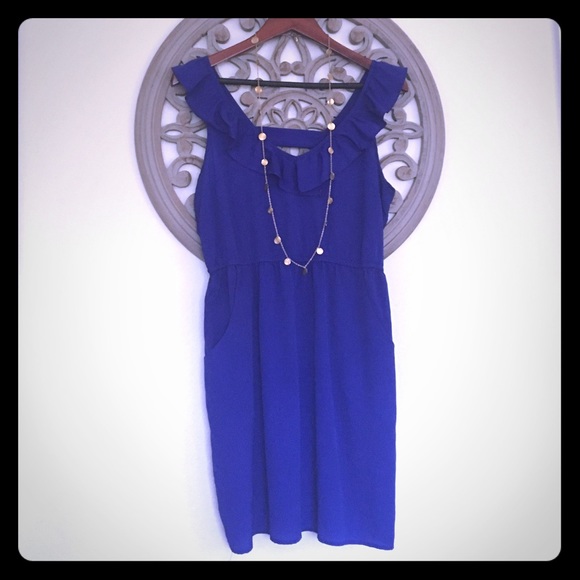 Kirra Blue Cocktail Dress, Large