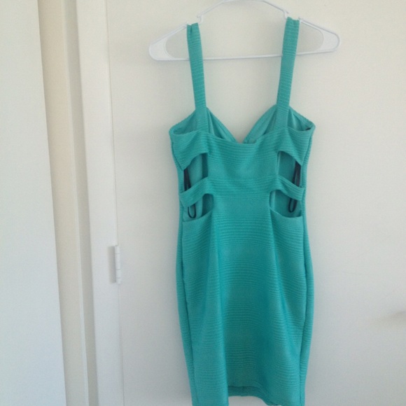 Bebe Midi Body Con Like Dress - Picture 3 of 4