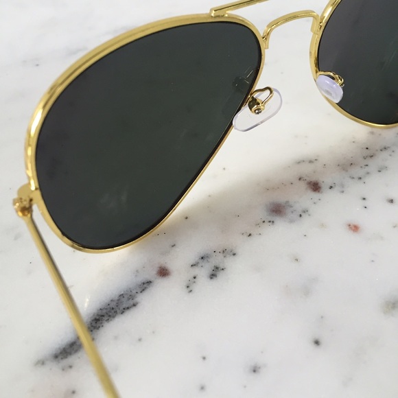 "Cecilia" Sunglasses || Orange Mirror Aviator - Picture 3 of 6