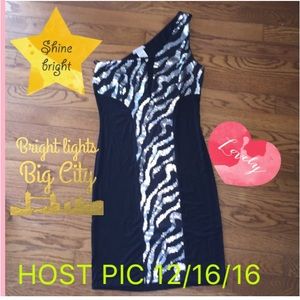 Women's stunning one shoulder dress