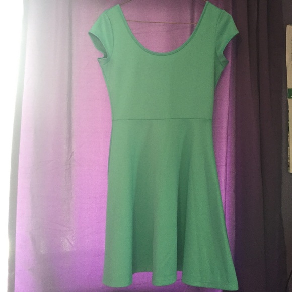 Mint bow dress