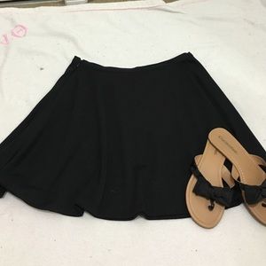 LC by Lauren Conrad black flared skirt