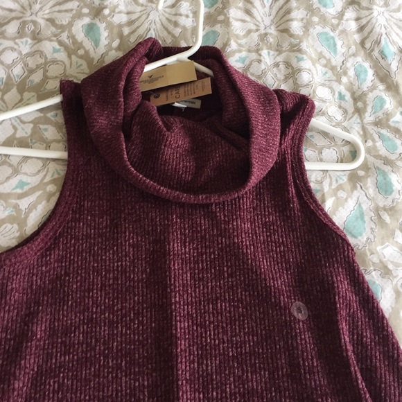 Turtle neck light weight sleeveless dress