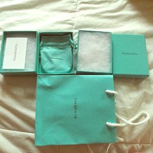 Tiffany pouch, 2 boxes, 1 bag