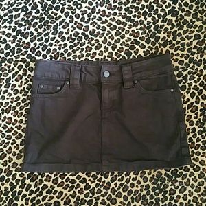 Juicy Couture Brown Jean Mini Skirt NWOT